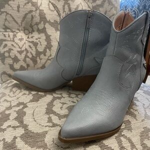 indigo rd. Women's  Western Ankle Boots - Stylish Pointed Toe